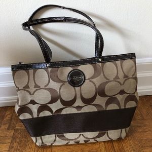 Coach signature purse